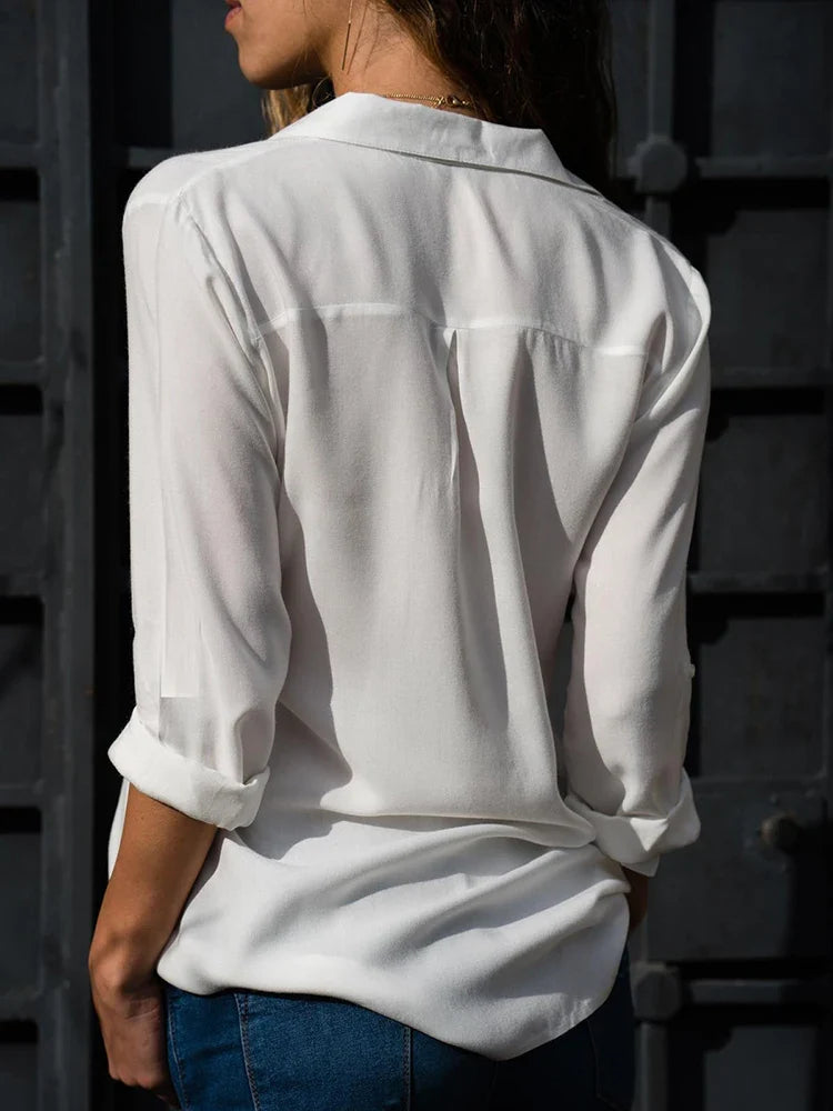 Velanora klassische Bluse