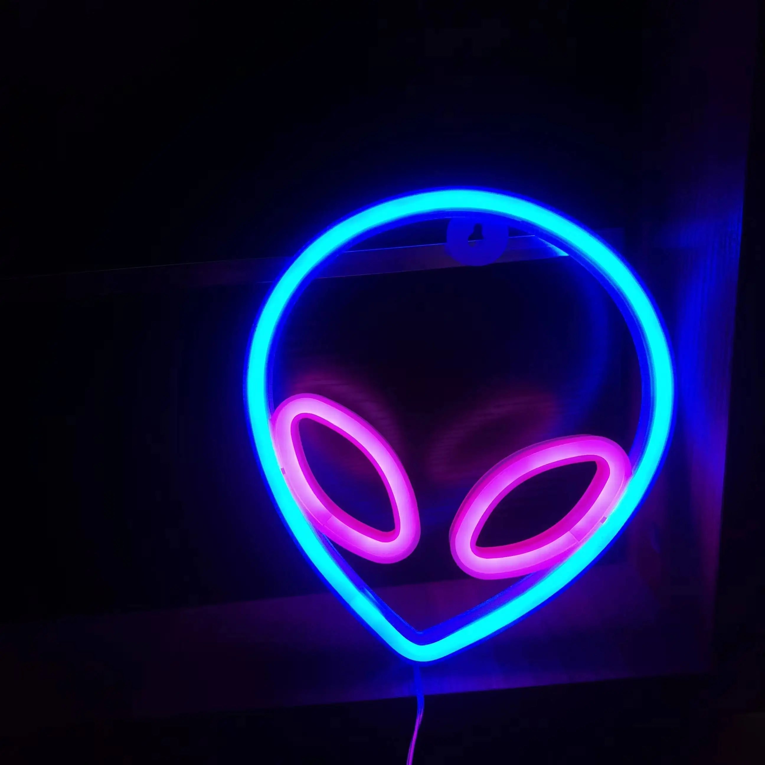 Insegna al neon LED colorata per decorazione murale elegante