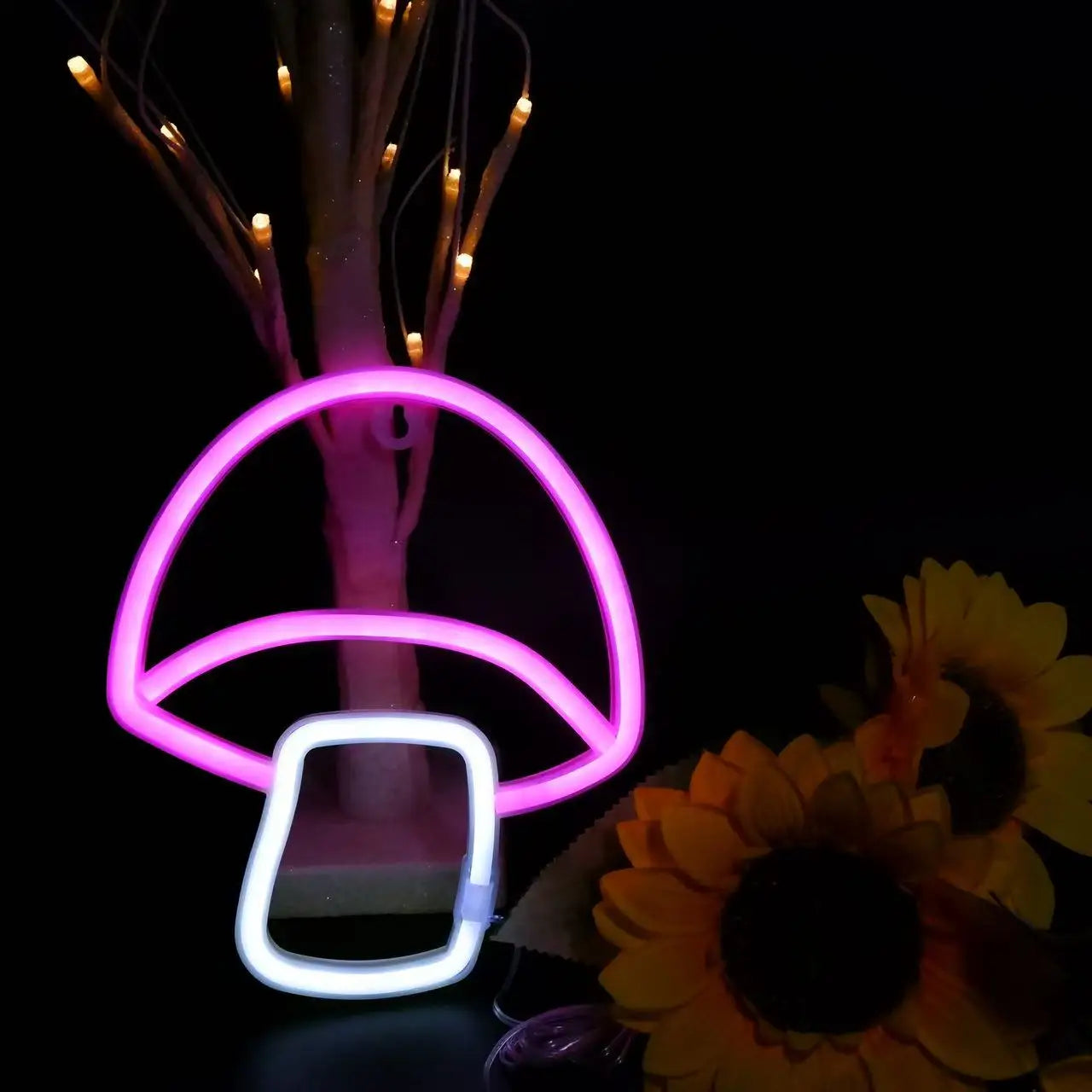 Insegna al neon LED colorata per decorazione murale elegante