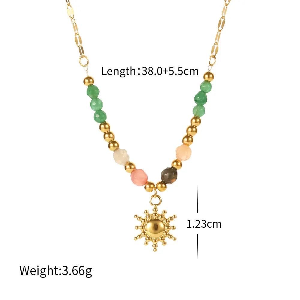 Colorful Enamel Brush Choker