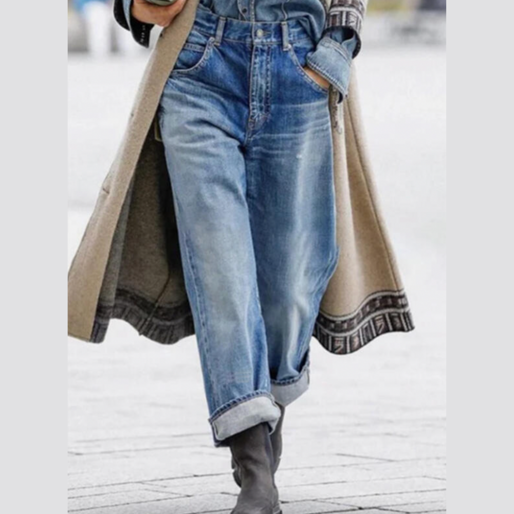 Velanora Freizeit Denim Hose