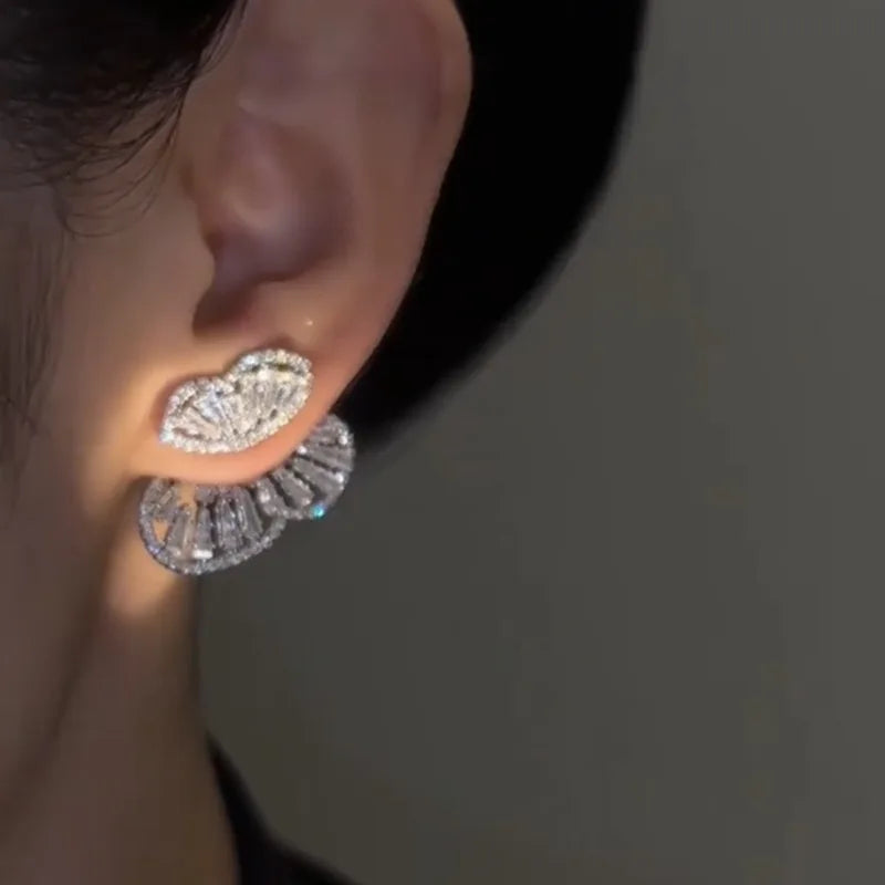 Enchanting Sweet Rhine Stud Earrings