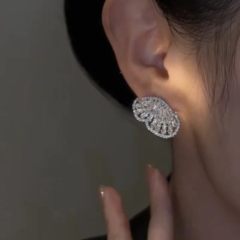 Enchanting Sweet Rhine Stud Earrings