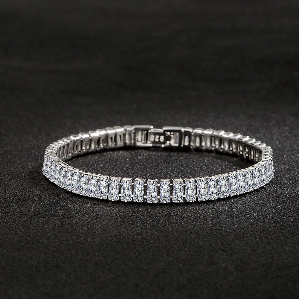 ZilverGlanz Luxus Kristallen Handarmband