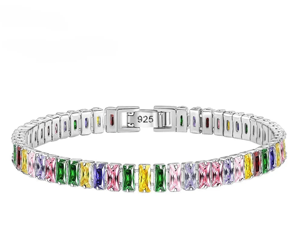 ZilverGlanz Luxus Kristallen Handarmband