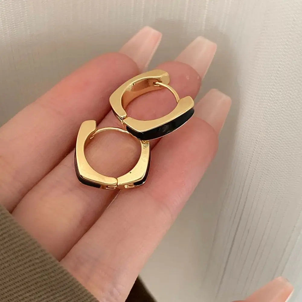 Betoverende Koreaanse Stijl Oorbellen met Glazuur