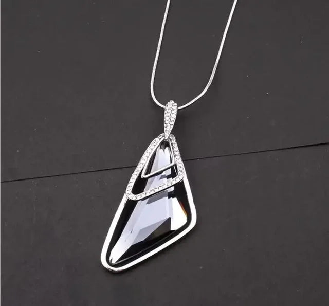 BellaGrace Irregular Pearl Zircon Cross Necklace