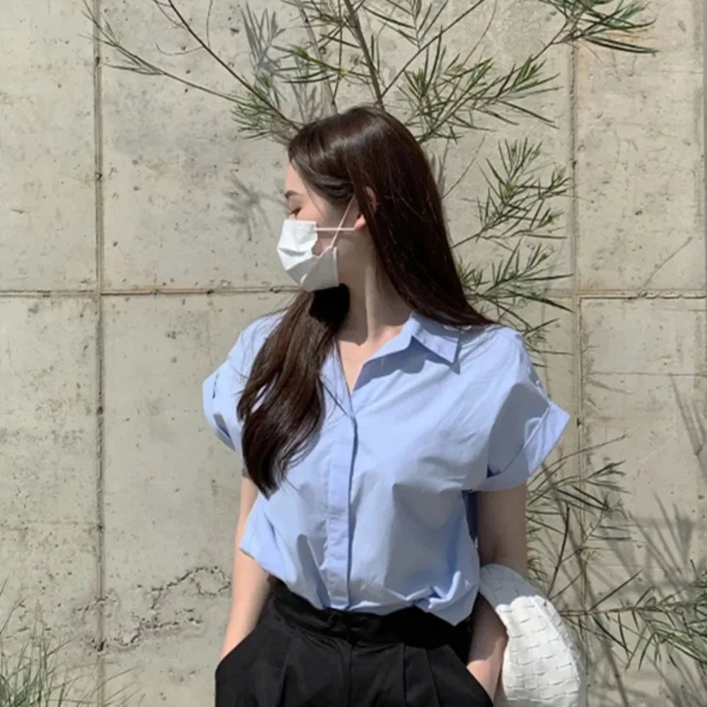 Ontdek het Koreaanse witte overhemd "Breeze of Seoul