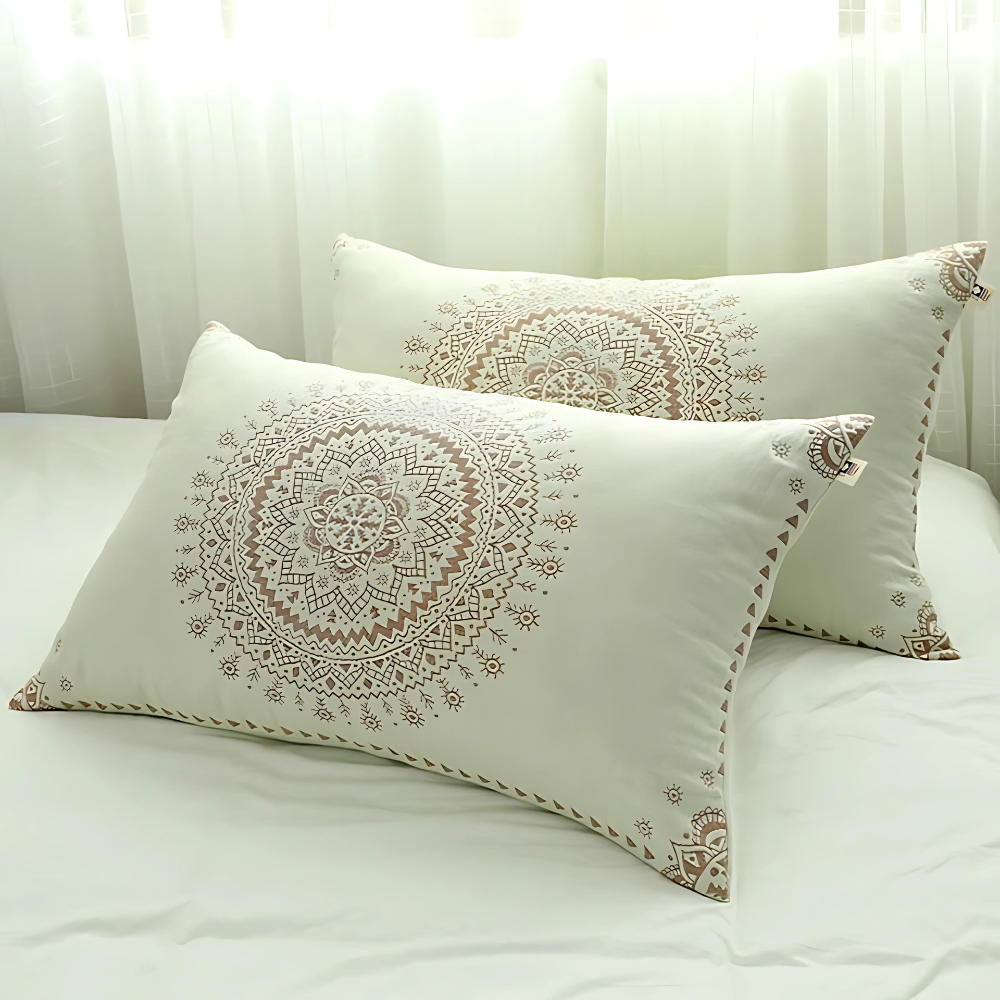 Kussensloop met Mandala Design