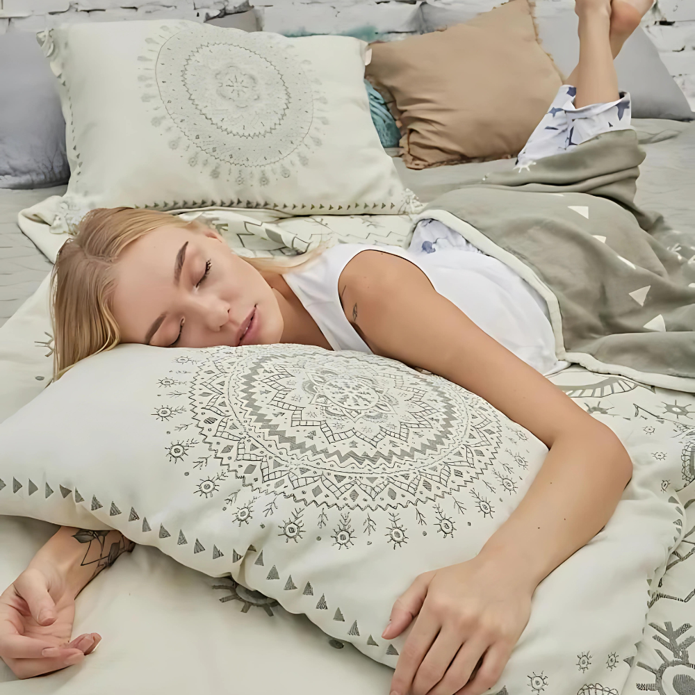 Kussensloop met Mandala Design