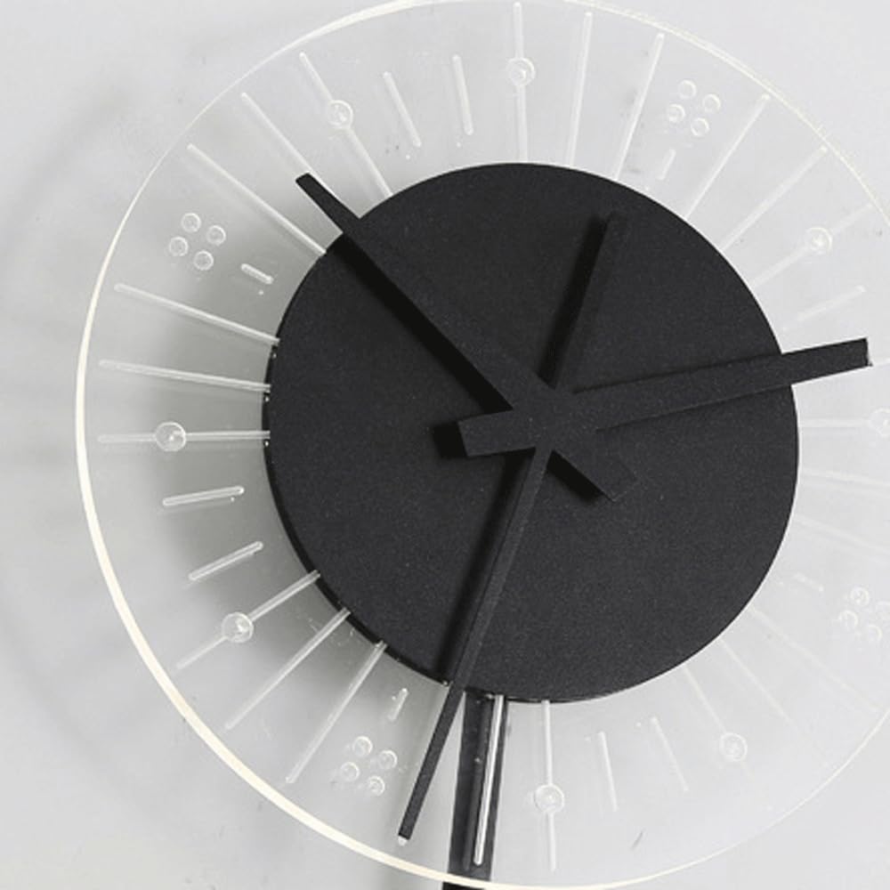 LED Wandklok met Cirkelvormig Pendel