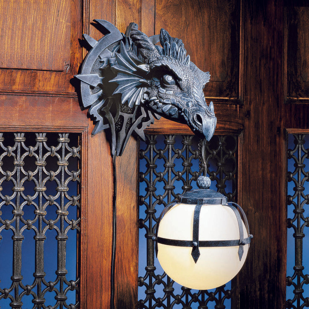 LED Wandlamp Drakenkop
