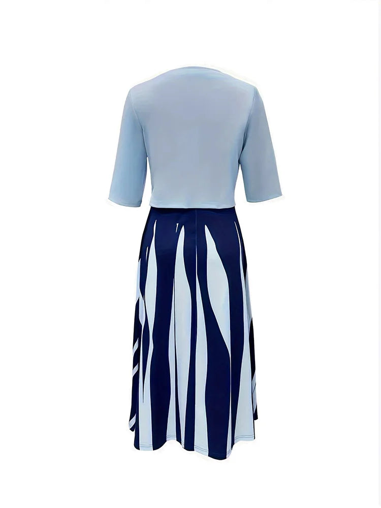 Lady Elegant Maxi Jurk Set van Elegance Couture