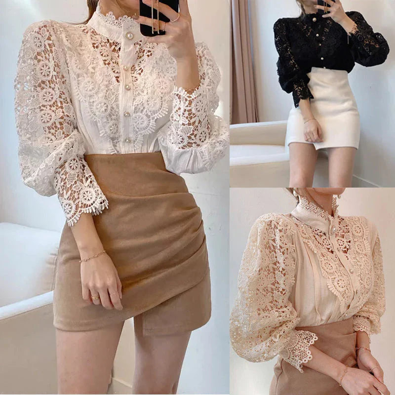 Lea | Elegante Blumenbluse