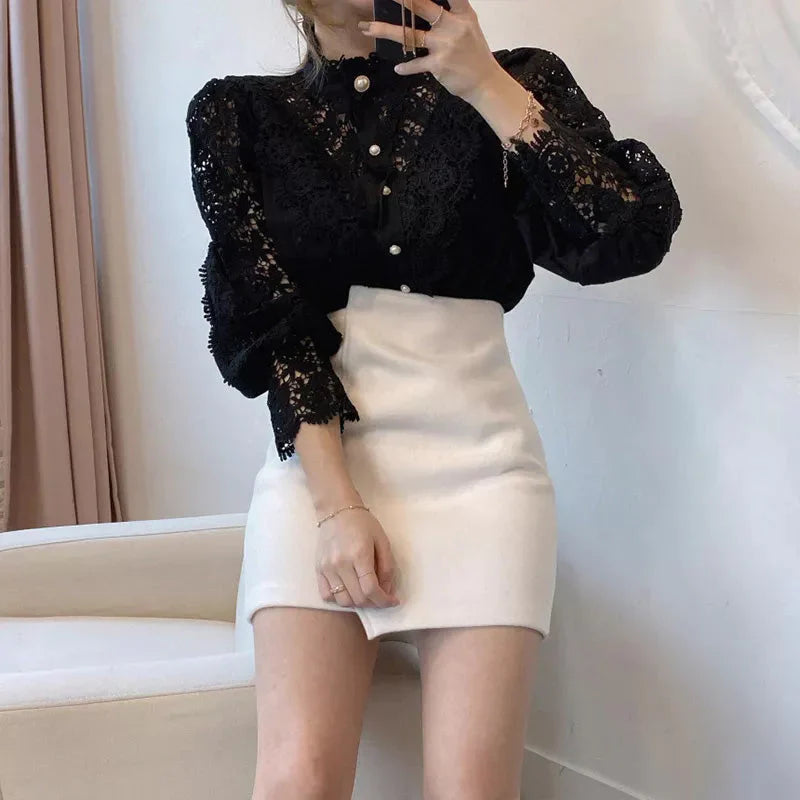 Lea | Elegante Blumenbluse