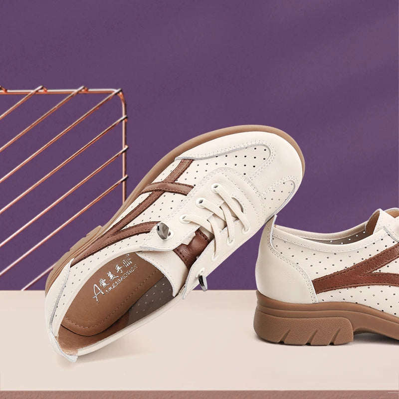 RoyalStride Lens Leather Casual Shoes