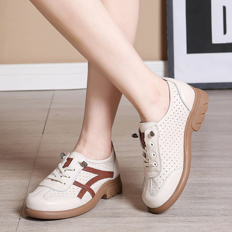 RoyalStride Lens Leather Casual Shoes
