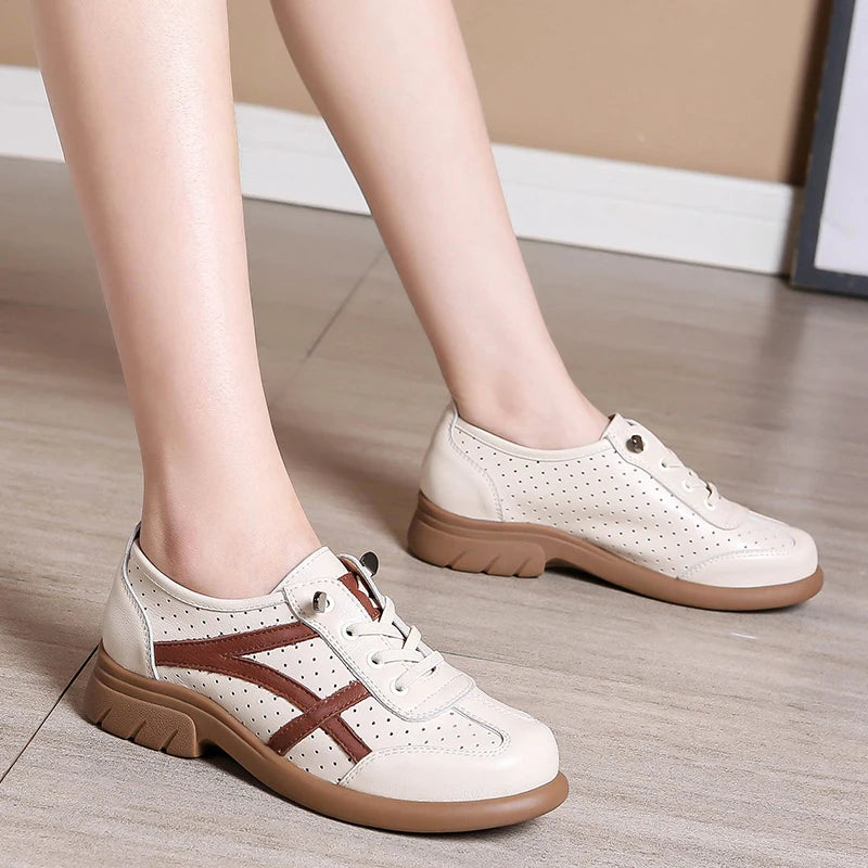 RoyalStride Lens Leather Casual Shoes