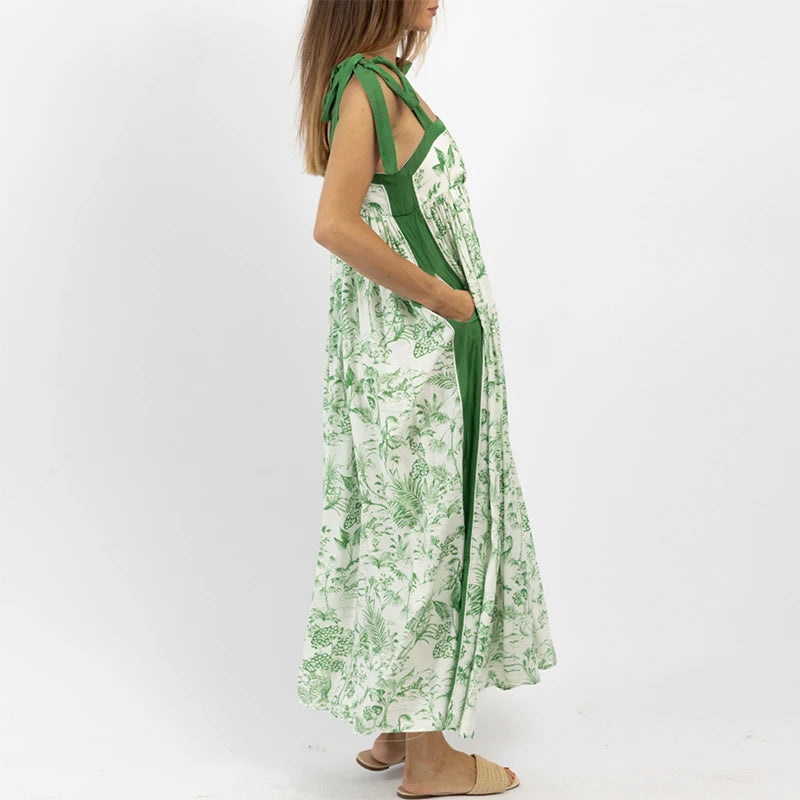Aloha Sommer Blumenmuster Kleid