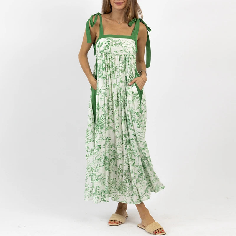 Aloha Sommer Blumenmuster Kleid