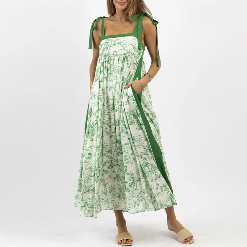 Aloha Sommer Blumenmuster Kleid