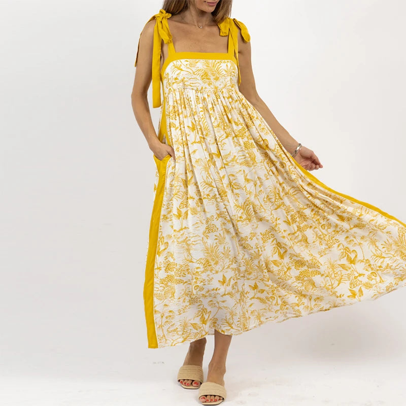 Aloha Sommer Blumenmuster Kleid