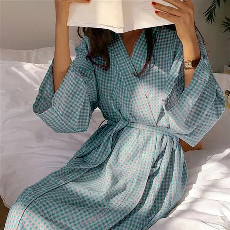 Spring Glow - Camicia da notte a manica lunga per donna