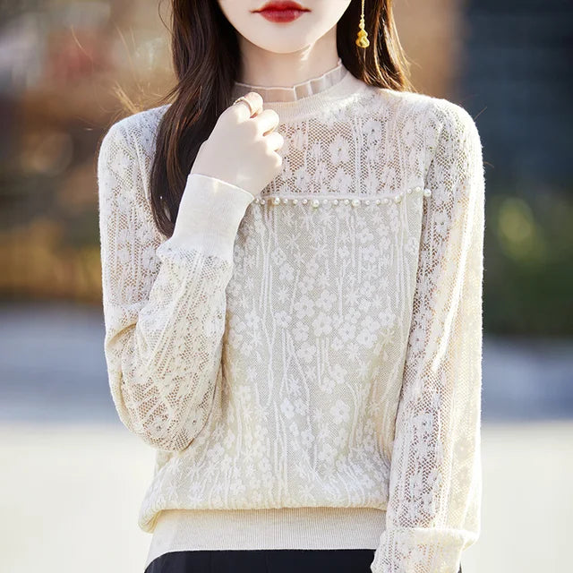 Luxe Lace Blouse for Women