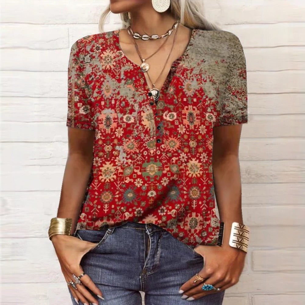 Leonie | Elegante zomermodeblouse van katoen