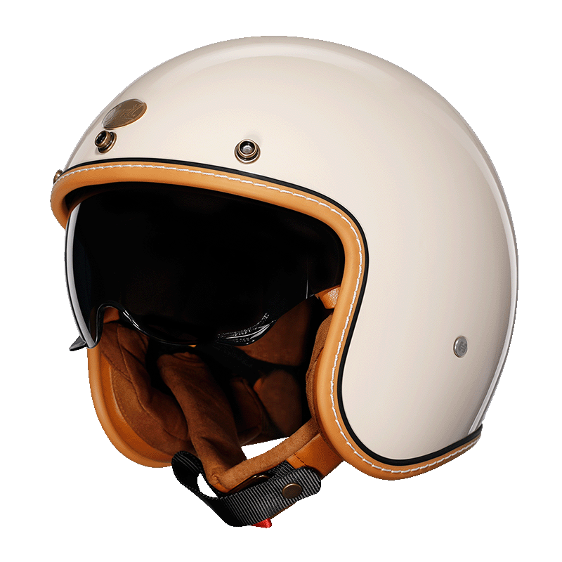 Lichtgewicht Retro Motorhelm Kopen met EPS Schuim