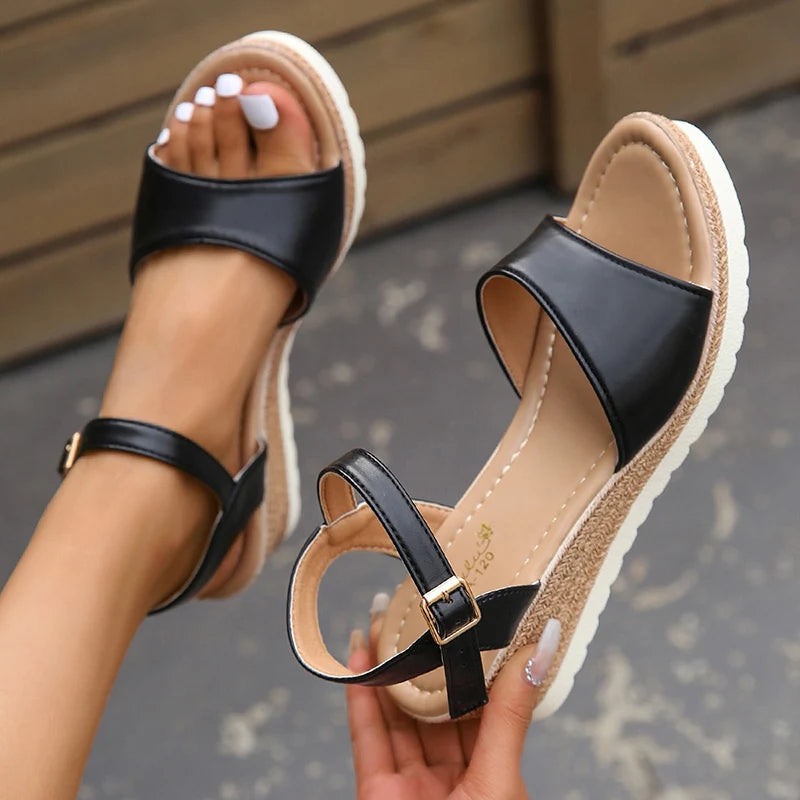 SunSole Summer Wedge Sandals