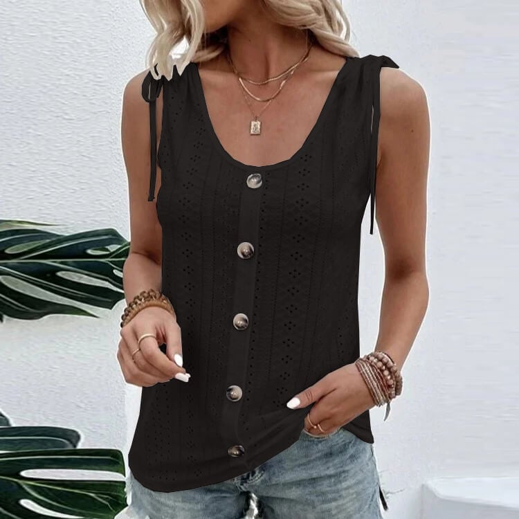 Lisa | Klassiek T-shirt met ronde hals