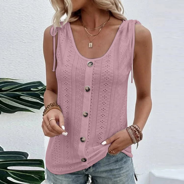 Lisa | Klassiek T-shirt met ronde hals