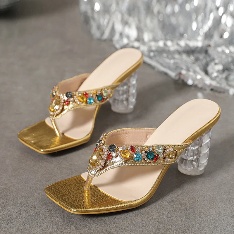 Adorella Kleurrijke Glamour Sandalen