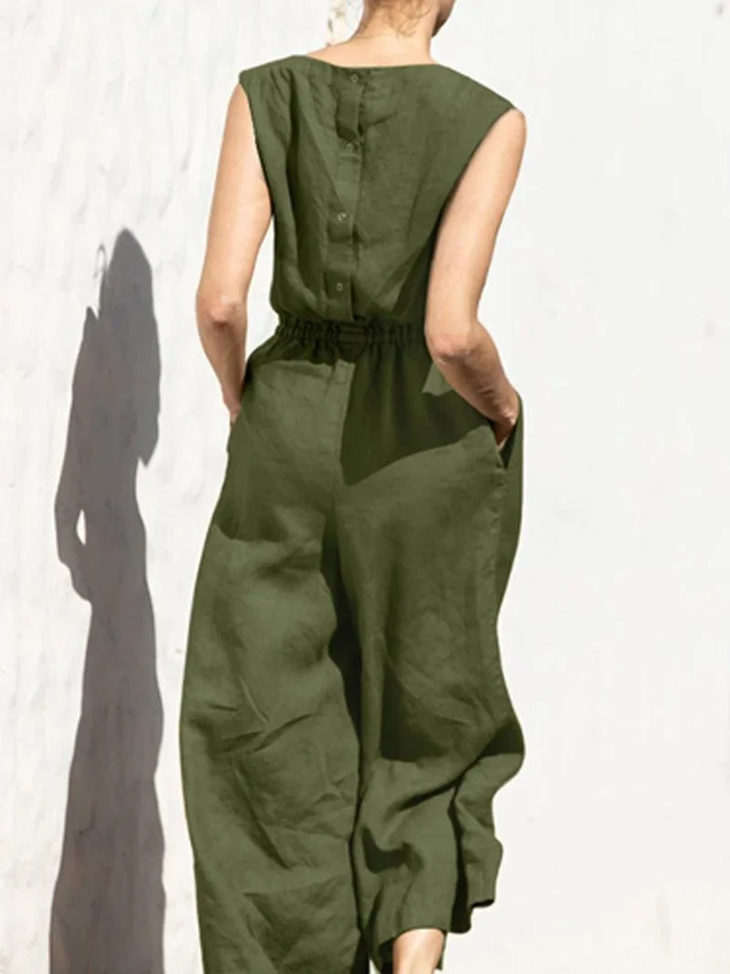 Summer Loose Women's Jumpsuit for Comfortable Style