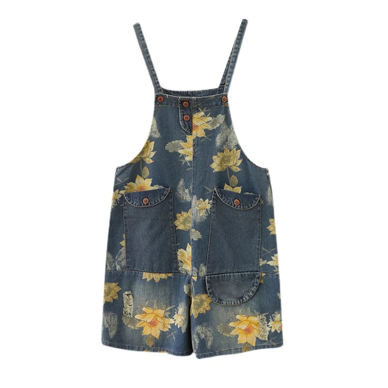 Summer Denim Jumpsuit for Women