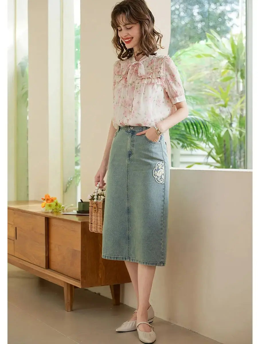 Petal & Pearl Blumenbluse