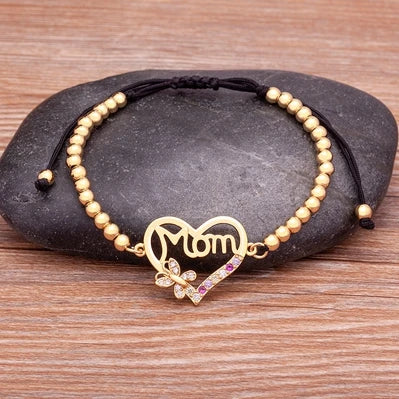 CrystalElegance Lusso Moda Bracciale Regolabile Gioielli Fatti a Mano per Donna