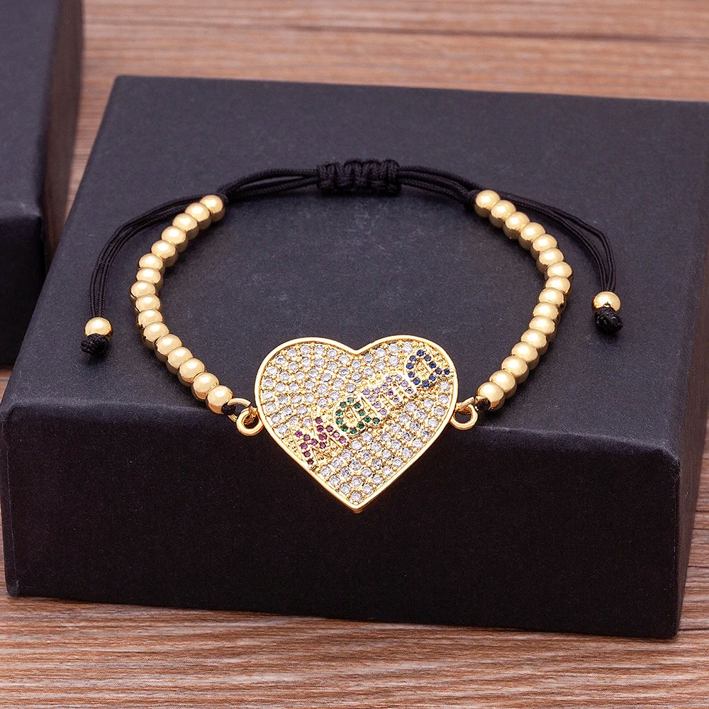 CrystalElegance Luxe Fashion Verstelbare Sieraden Handgemaakte Vrouwen Armband