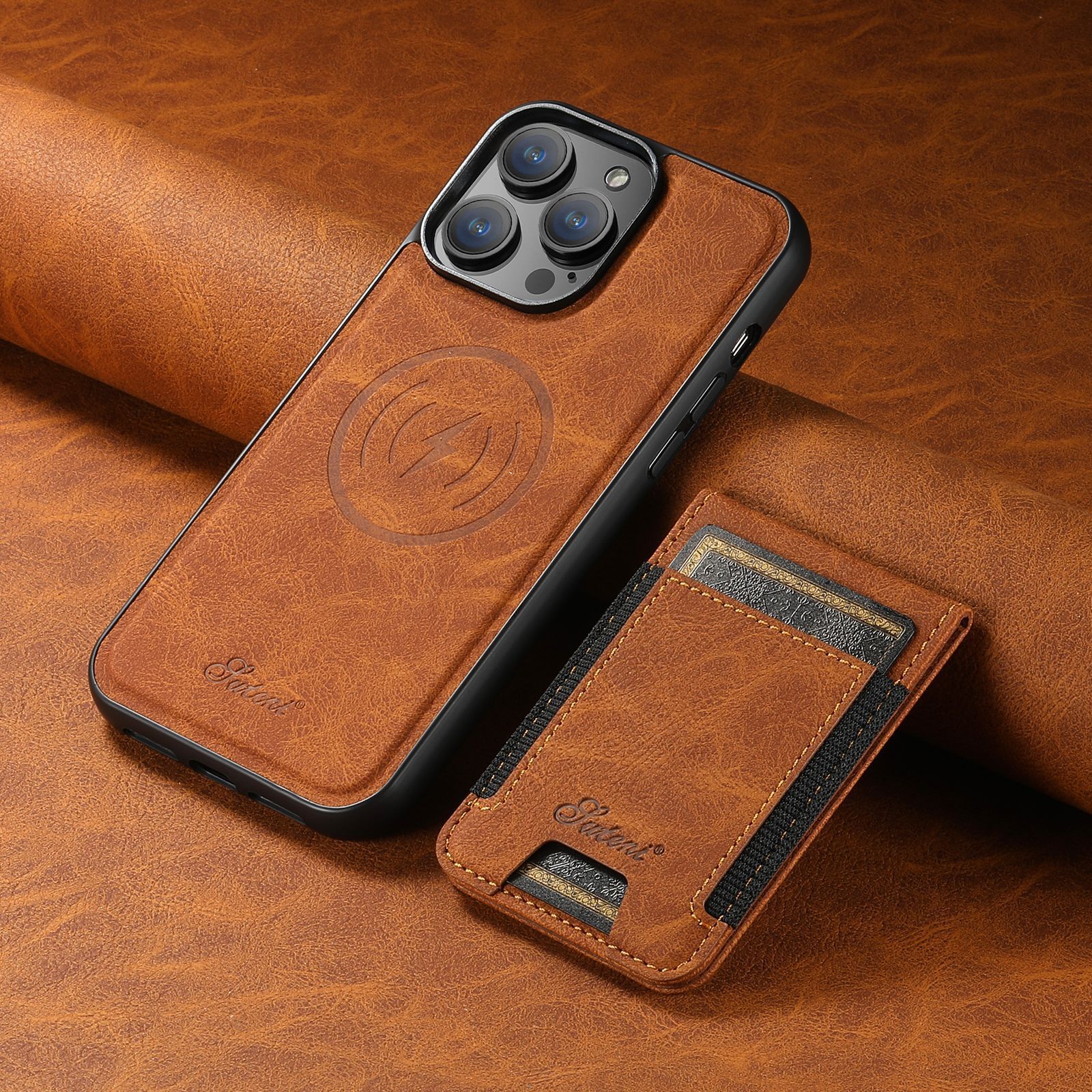Luxe Telefoonhoes met Pasjeshouder