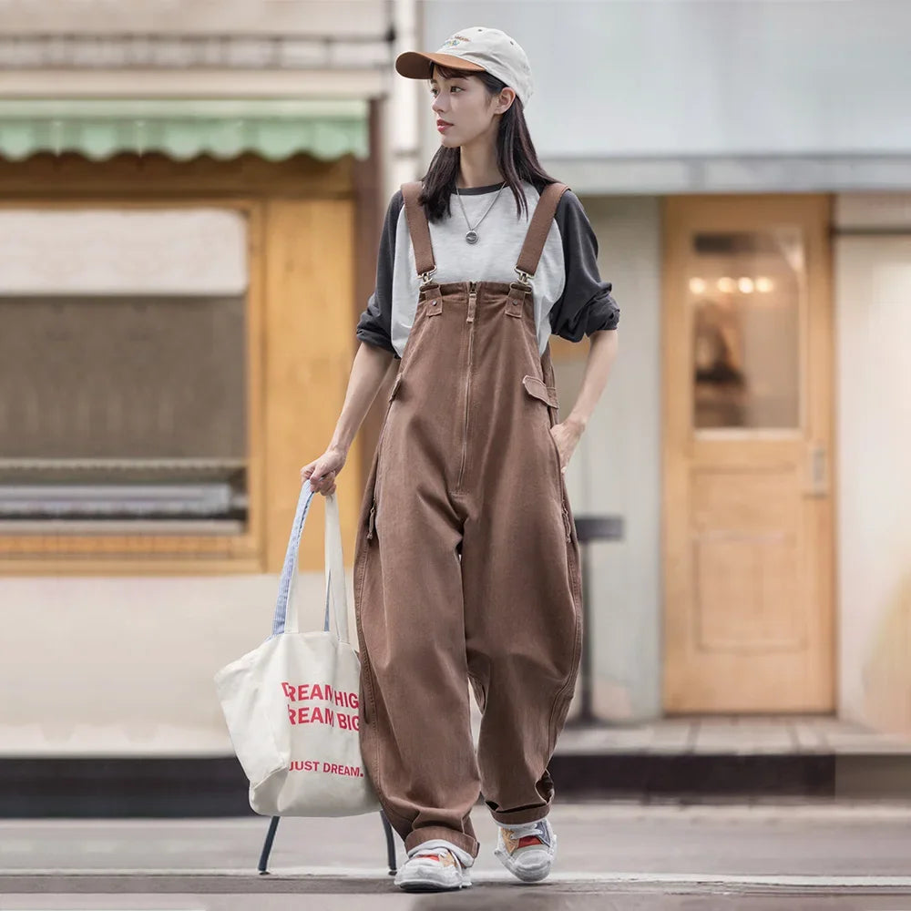 Stilvolle Schritte Vintage Waschoveralls für Damen