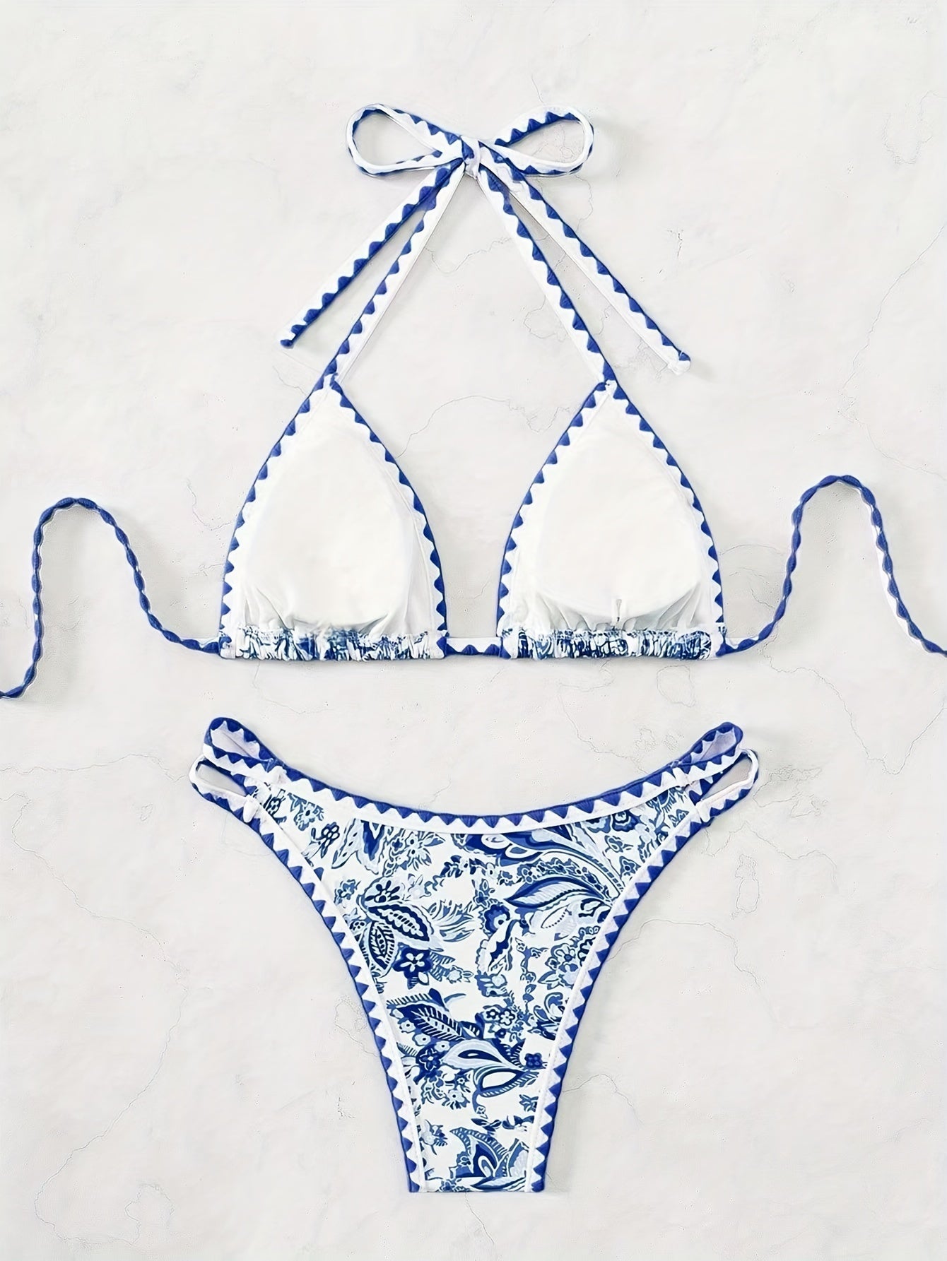Maila | Elegante bikini set met Paisley -patroon