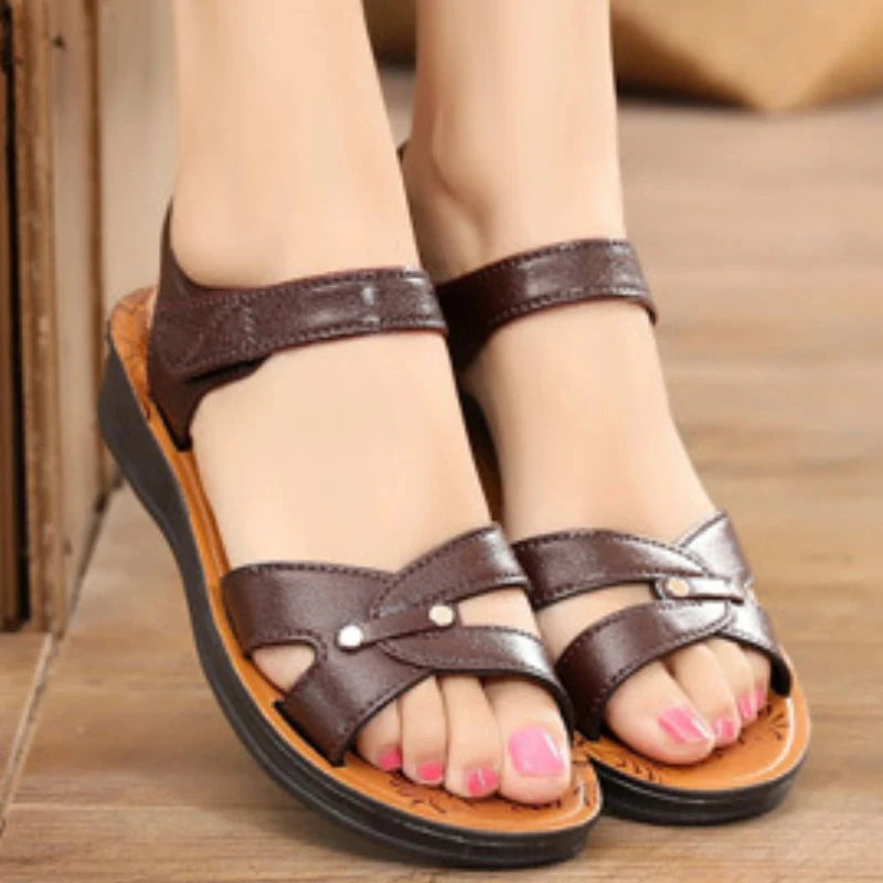 Solange summer sandals with thick sole