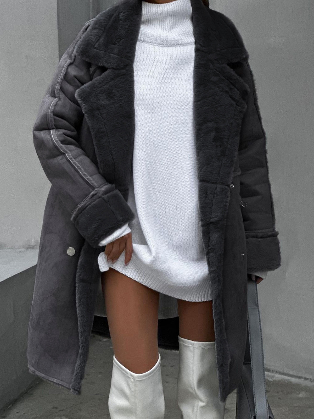 Mandy | Stijlvolle teddy jas