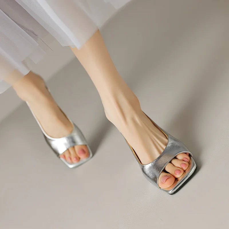 Luxé Golden Sandals