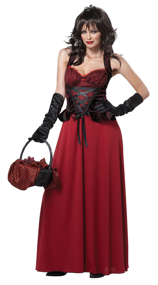 Marcella | Maxi elegant kostuum met kap en korset