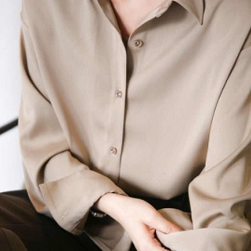 Marie | Zijden blouse vintage blouse
