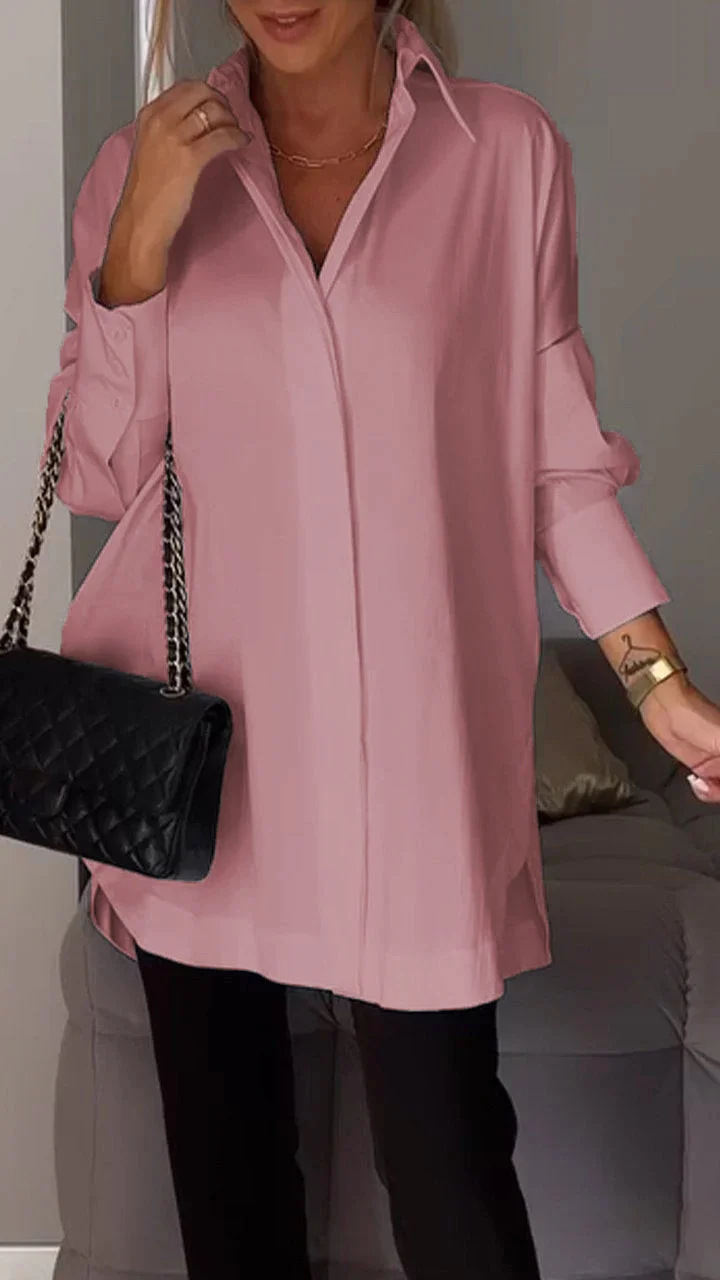 Martina | Stijlvol oversized casual overhemd