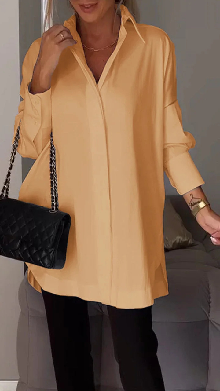 Martina | Stijlvol oversized casual overhemd