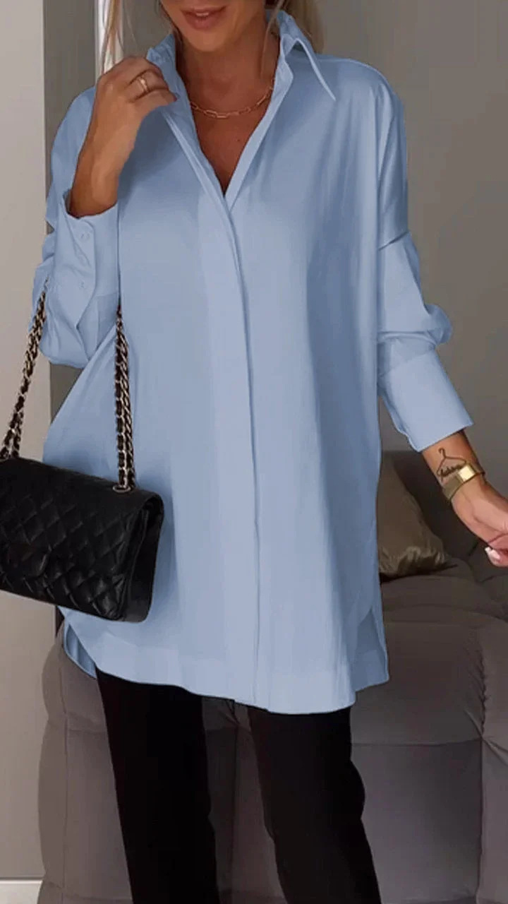 Martina | Stijlvol oversized casual overhemd